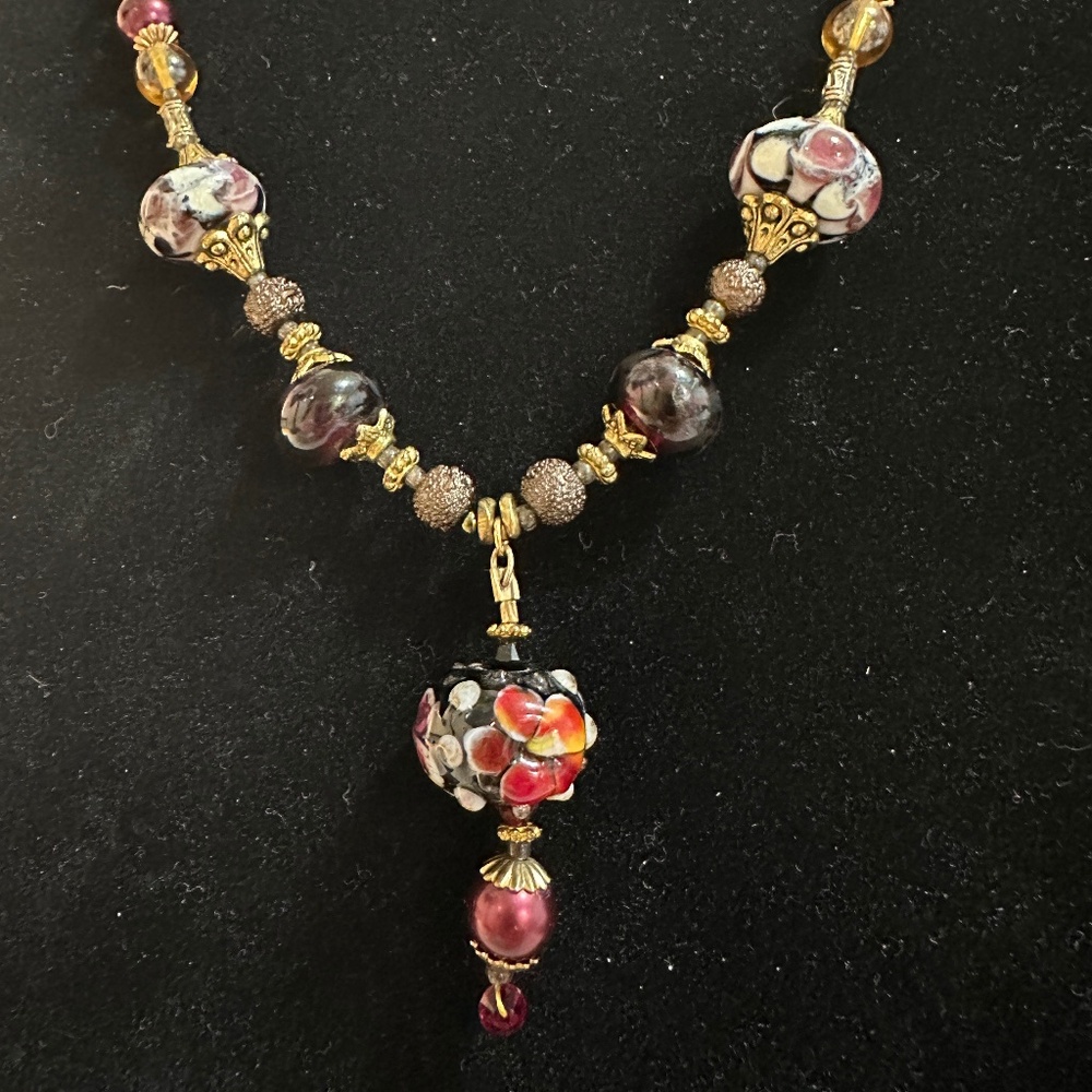 Vintage Lampwork Necklace